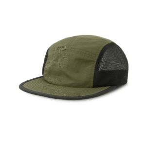 Casquette ventilée 5 panneaux recyclée 120 g — Atlantis AT285 - Olive