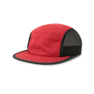 Casquette ventilée 5 panneaux recyclée 120 g — Atlantis AT285 - Red
