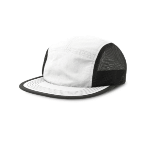 Casquette ventilée 5 panneaux recyclée 120 g — Atlantis AT285 - White