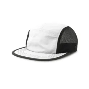 Casquette ventilée 5 panneaux recyclée 120 g — Atlantis AT285 - White