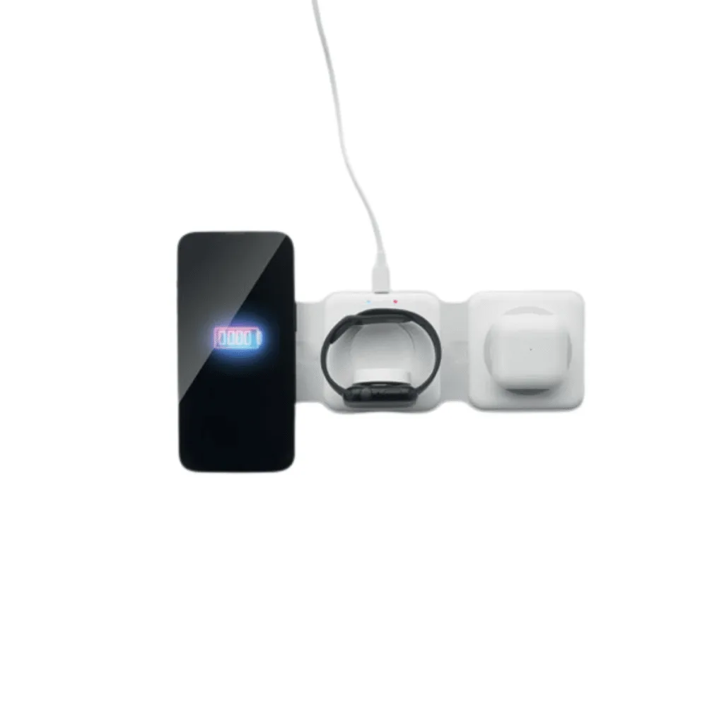 Station de charge pliable 3-en-1 sans fil ABS — MO2145 - vue 1