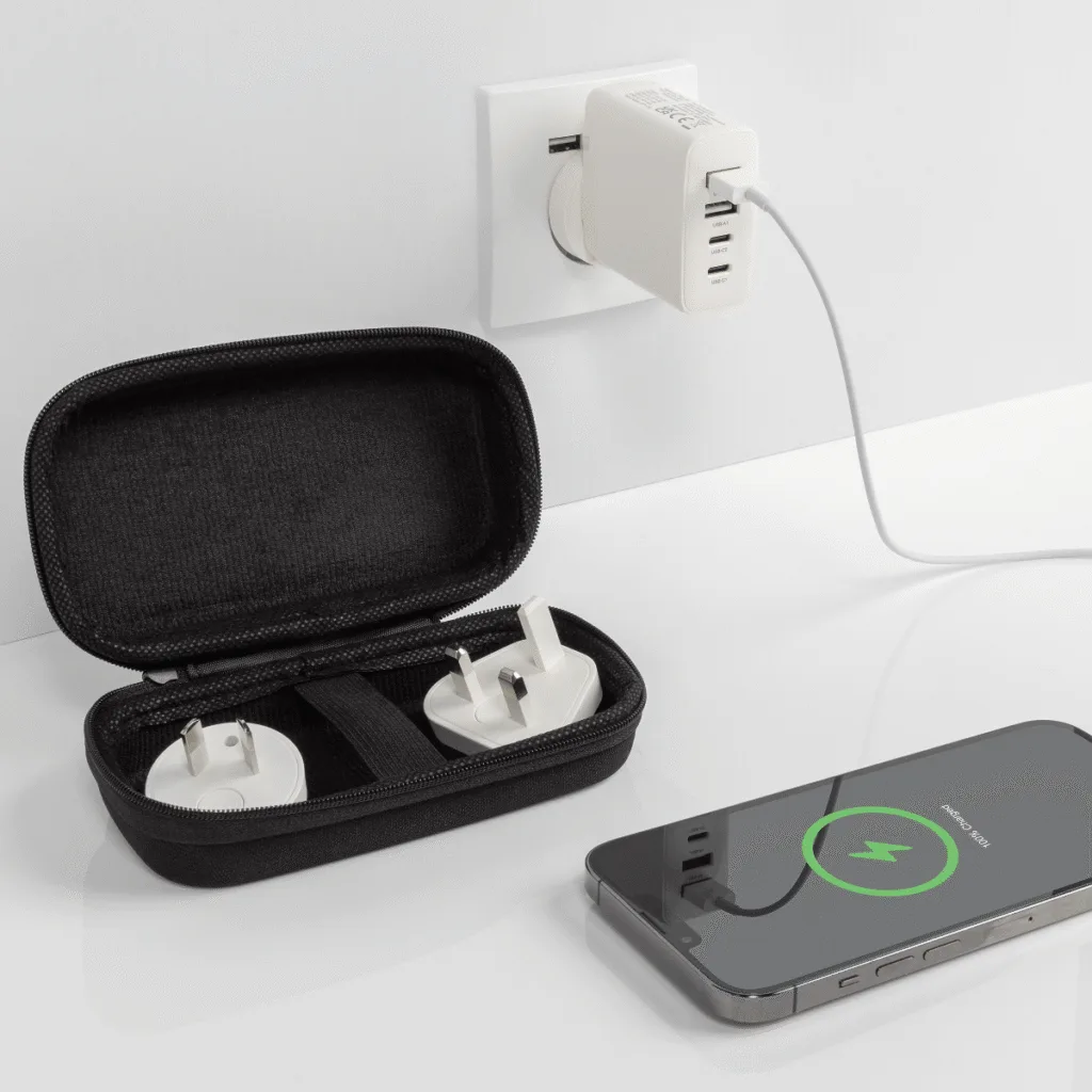 Chargeur de voyage 4 ports USB RCS — XD Collection TravelCharge Pro - vue 1