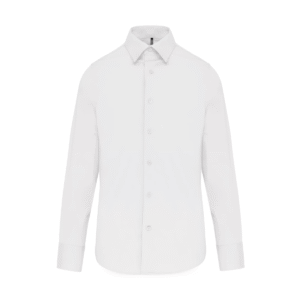 Chemise stretch homme coton élasthanne 120 g/m² — Kariban K529 - White