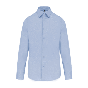 Chemise stretch homme coton élasthanne 120 g/m² — Kariban K529 - Light Blue