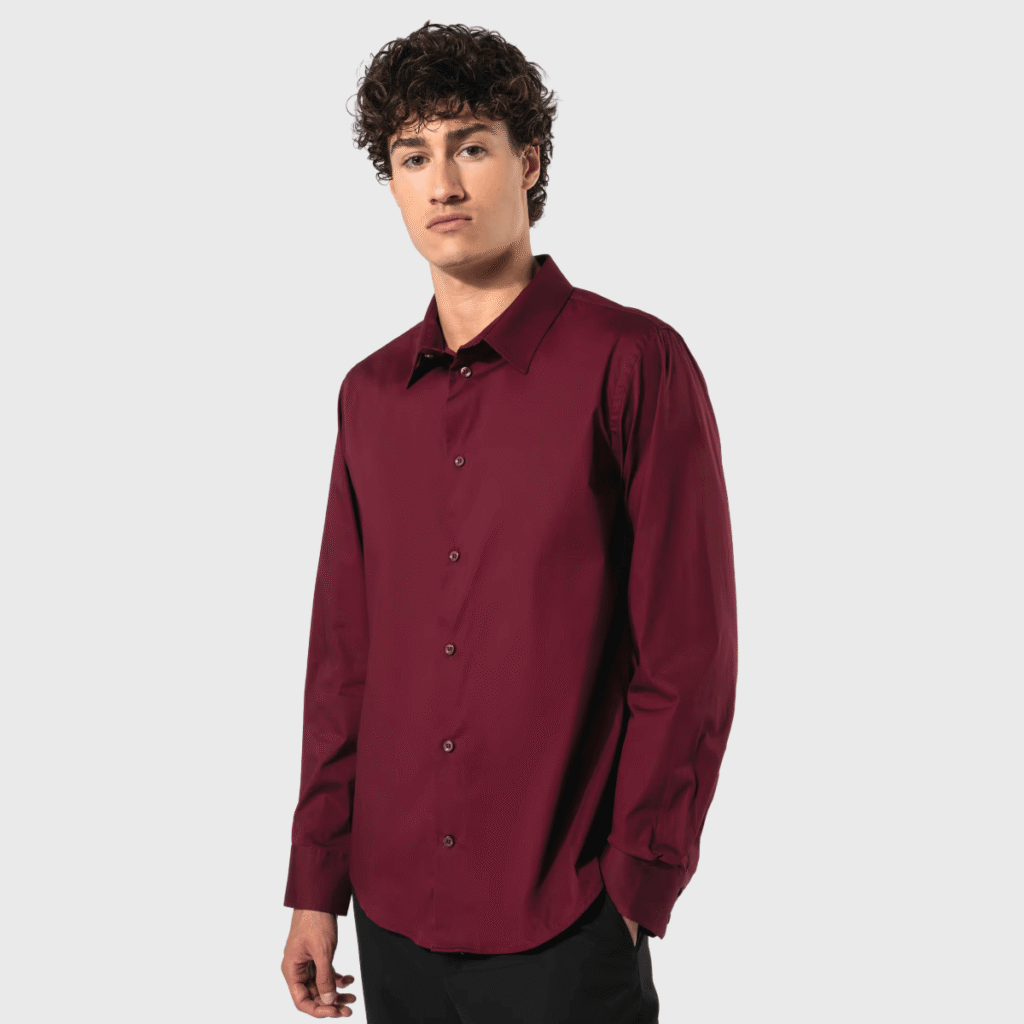 Chemise stretch homme coton élasthanne 320 g — Kariban K529