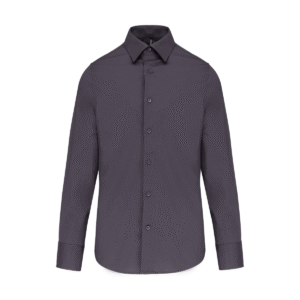 Chemise stretch homme coton élasthanne 120 g/m² — Kariban K529 - Zinc