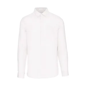 Chemise homme en lin coupe droite — Spasso SP504 - White