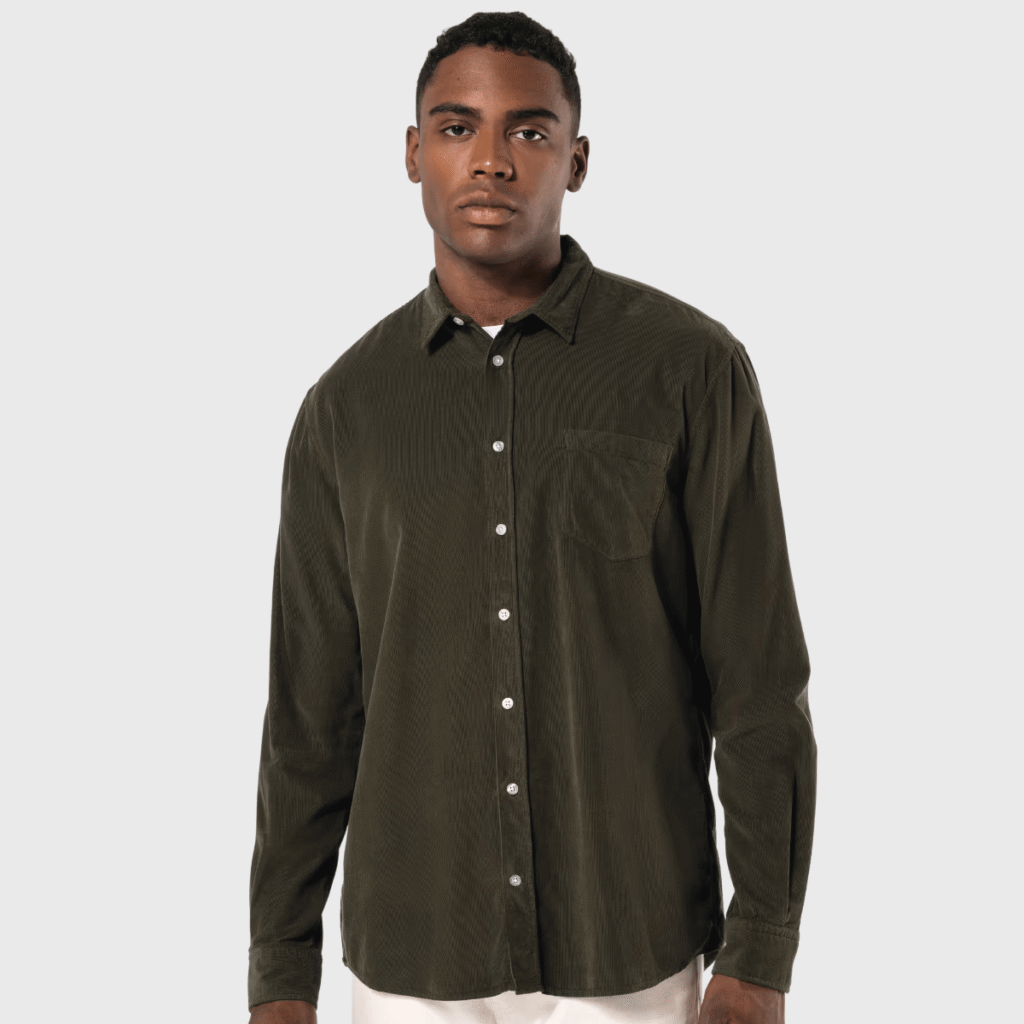 Chemise velours côtelé homme coton 300 g — Kariban K599