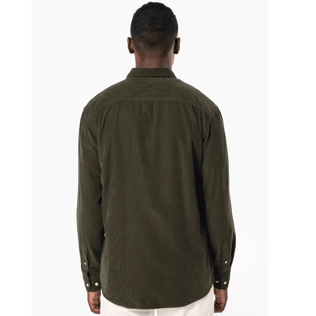 Chemise velours côtelé homme coton 300 g — Kariban K599 - vue 1