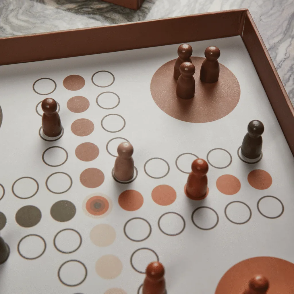 Coffret de jeux 3 en 1 bois et papier — VINGA Coffee - vue 1
