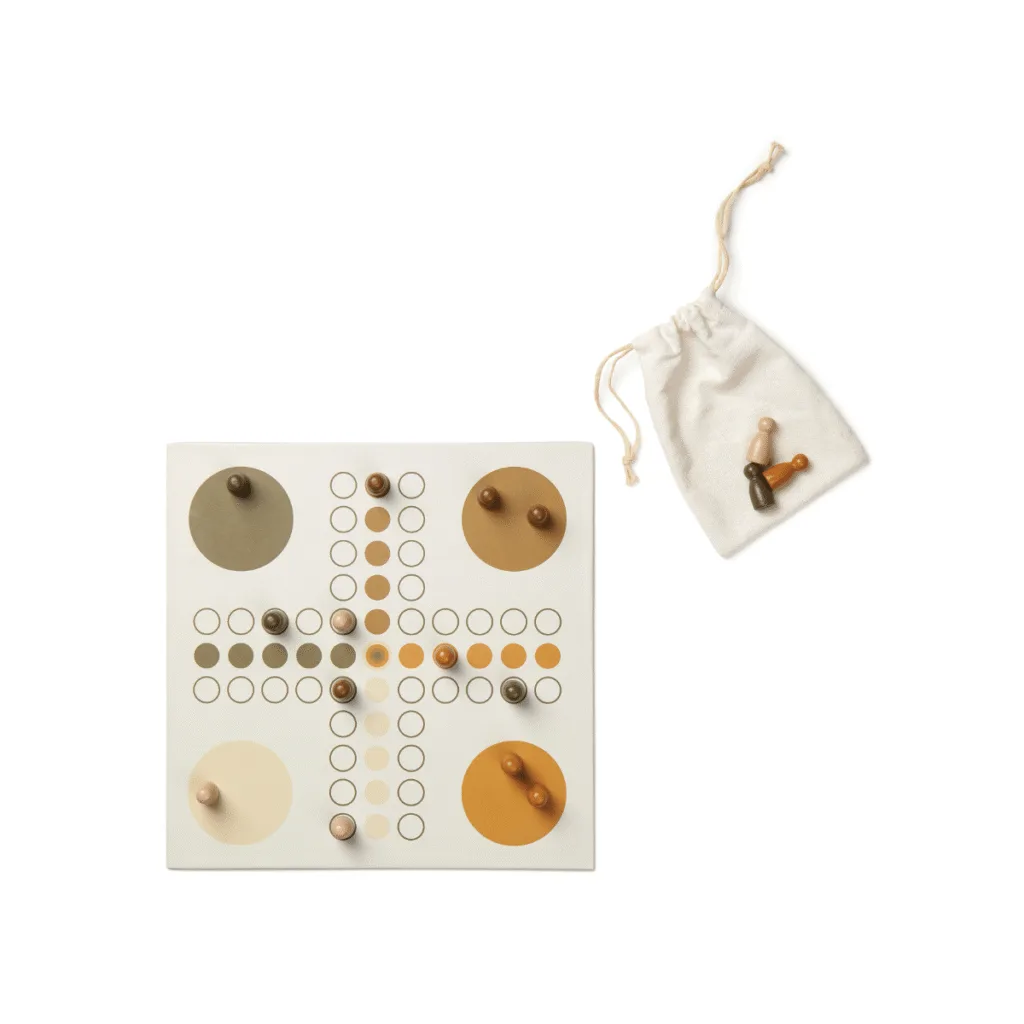 Coffret de jeux 3 en 1 bois et papier — VINGA Coffee - vue 2