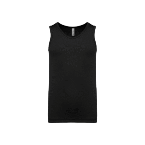 Débardeur de sport enfant polyester birdseye — Proact PA440 - Black