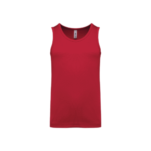 Débardeur de sport enfant polyester birdseye — Proact PA440 - Red