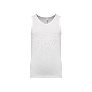 Débardeur de sport enfant polyester birdseye — Proact PA440 - White