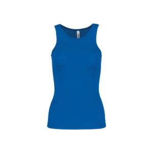 Débardeur de sport femme dos nageur polyester — Proact PA442 - Aqua Blue