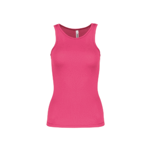 Débardeur de sport femme dos nageur polyester — Proact PA442 - Fluorescent Pink