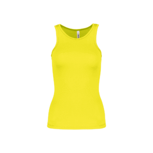 Débardeur de sport femme dos nageur polyester — Proact PA442 - Fluorescent Yellow