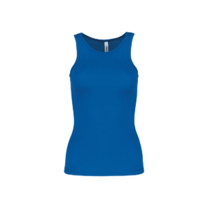 Débardeur de sport femme dos nageur polyester — Proact PA442 - Sporty Royal Blue