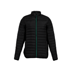 Doudoune femme bicolore polyester 180 g/m² — Pen Duick PK518 - Black/Black/Kelly Green