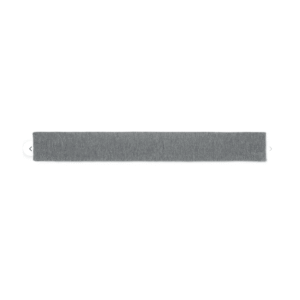 Foulard polyester recyclé extensible — Rafy - Blanc/Gris