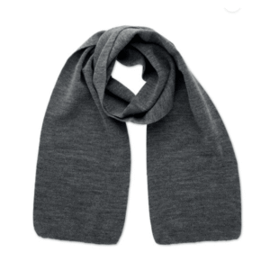 Foulard polyester recyclé extensible — Rafy - Blanc/Noir