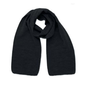 Foulard polyester recyclé extensible — Rafy - Noir