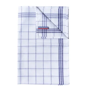 Essuie-verres à carreaux Origine France Garantie — Kariban K136 - Navy