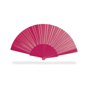 Éventail plastique ABS — 7 coloris - Fuchsia