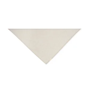Foulard bandana triangulaire coton recyclé — Romin - Naturel