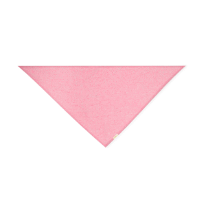 Foulard bandana triangulaire coton recyclé — Romin - Rose