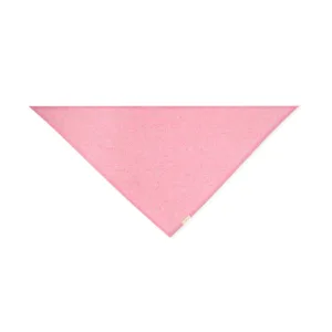 Foulard bandana triangulaire coton recyclé — Romin - Rose