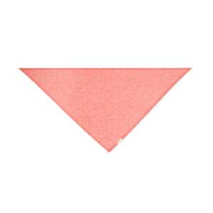 Foulard bandana triangulaire coton recyclé — Romin - Rouge