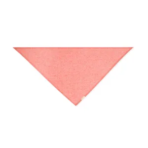 Foulard bandana triangulaire coton recyclé — Romin - Rouge