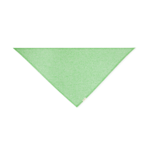 Foulard bandana triangulaire coton recyclé — Romin - Vert