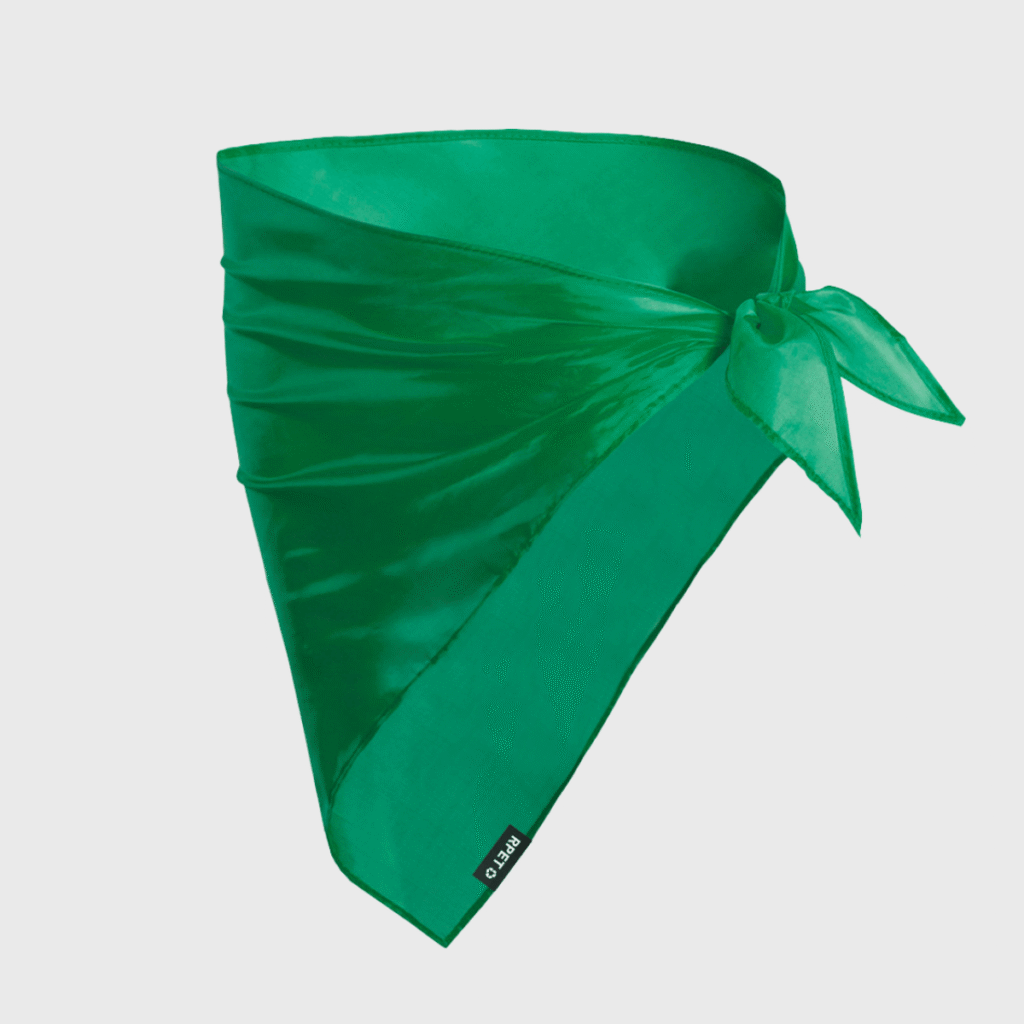 Foulard bandana triangulaire polyester recyclé rPET — Wasat