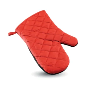Gant de cuisine coton certifié EN 407 - Rouge