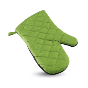 Gant de cuisine coton certifié EN 407 - Vert