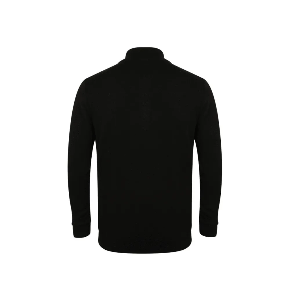 Gilet bomber tricoté zippé unisexe 225 g/m² — Henbury HY718 - vue 1