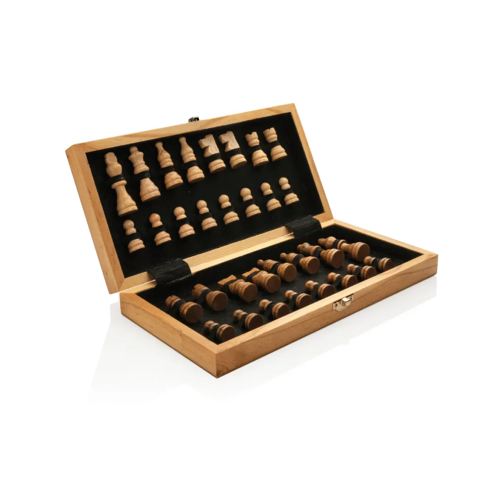 Jeu d'échecs pliable en bois FSC — XD Collection - vue 2