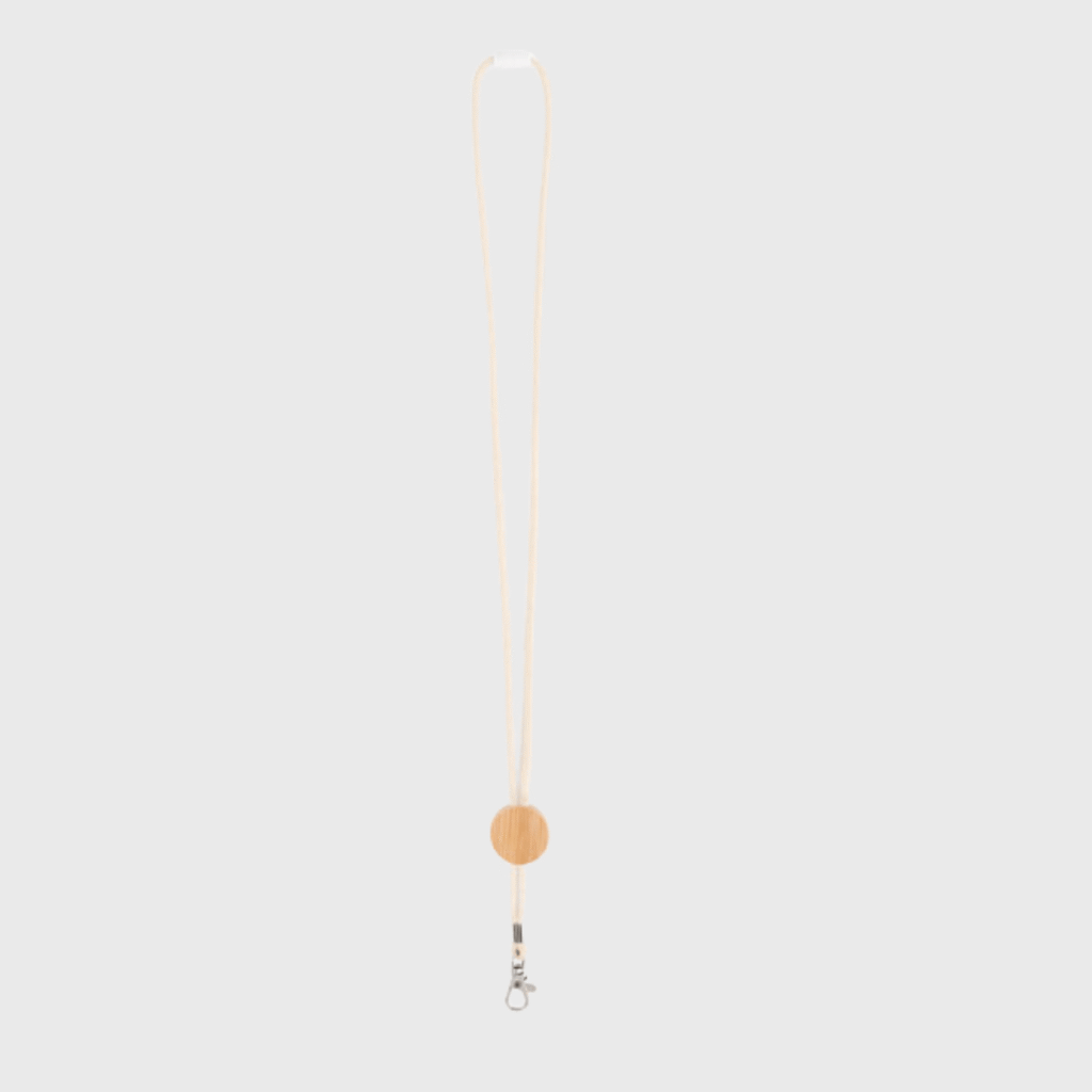 Tour de cou en coton détail bambou 50 cm