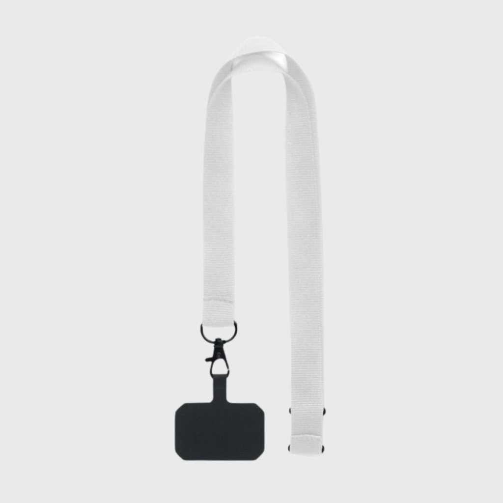 Tour de cou porte-téléphone polyester 55 cm