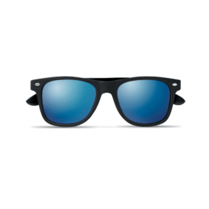 Lunettes de soleil monture bambou UV400 - Bleu