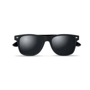 Lunettes de soleil monture bambou UV400 - Noir
