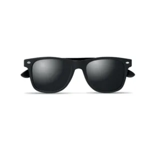 Lunettes de soleil monture bambou UV400 - Noir