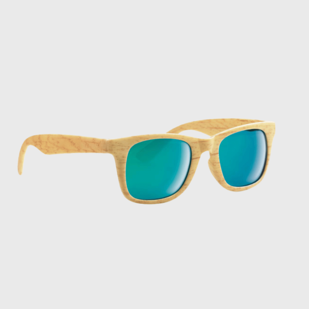 Lunettes de soleil monture effet bois UV400