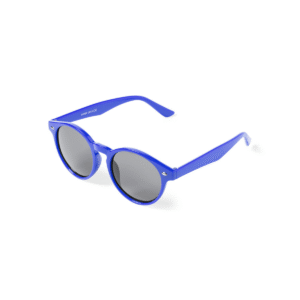 Lunettes de soleil rondes UV400 monture colorée — Nixtu - Bleu
