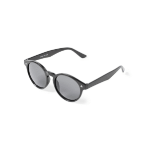 Lunettes de soleil rondes UV400 monture colorée — Nixtu - Noir