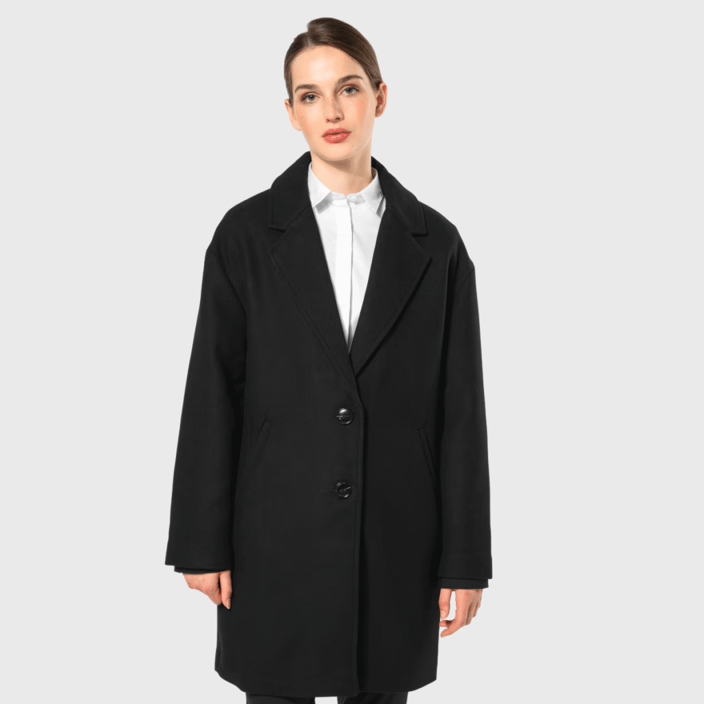 Manteau femme drap de laine et polyester — Kariban Premium PK6021