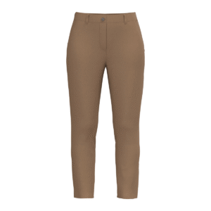 Pantalon chino 7/8 écoresponsable femme coton bio — Native Spirit NS737 - Dark Camel