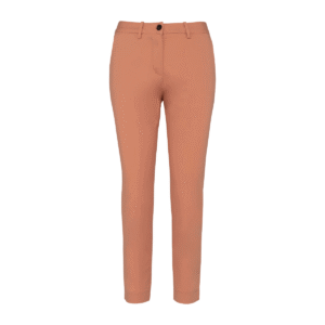 Pantalon chino 7/8 écoresponsable femme coton bio — Native Spirit NS737 - Peach